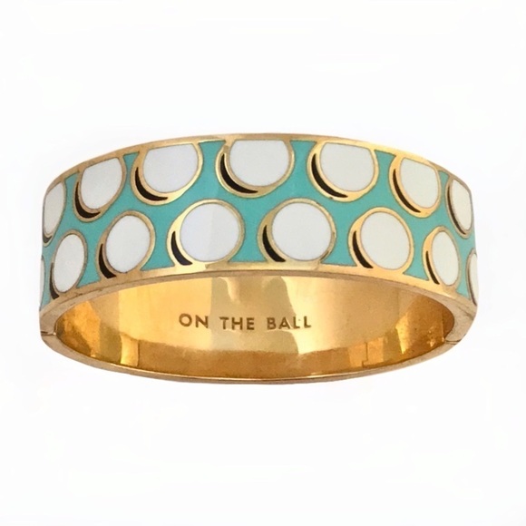 KATE SPADE • On The Ball Idiom Bangle Bracelet - Picture 1 of 9